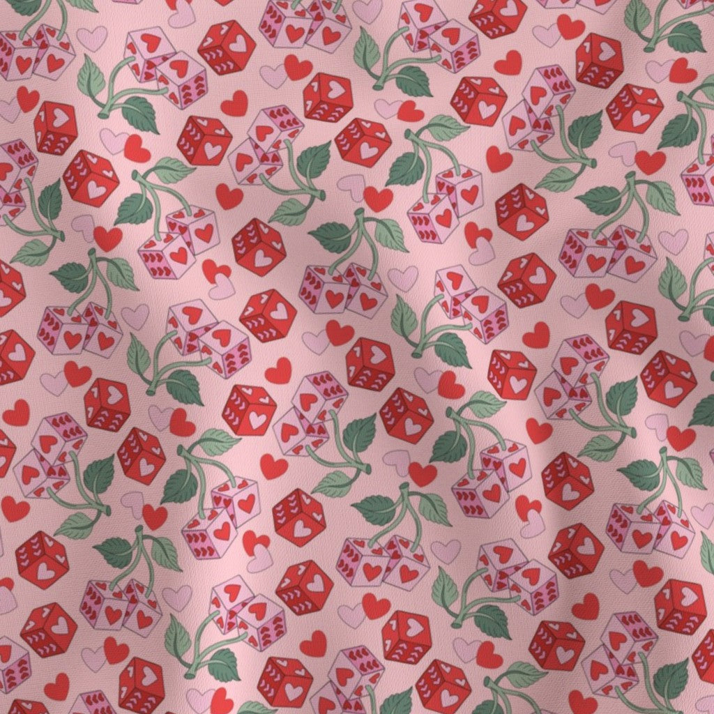 PINK LUCKY CHERRY DICE
