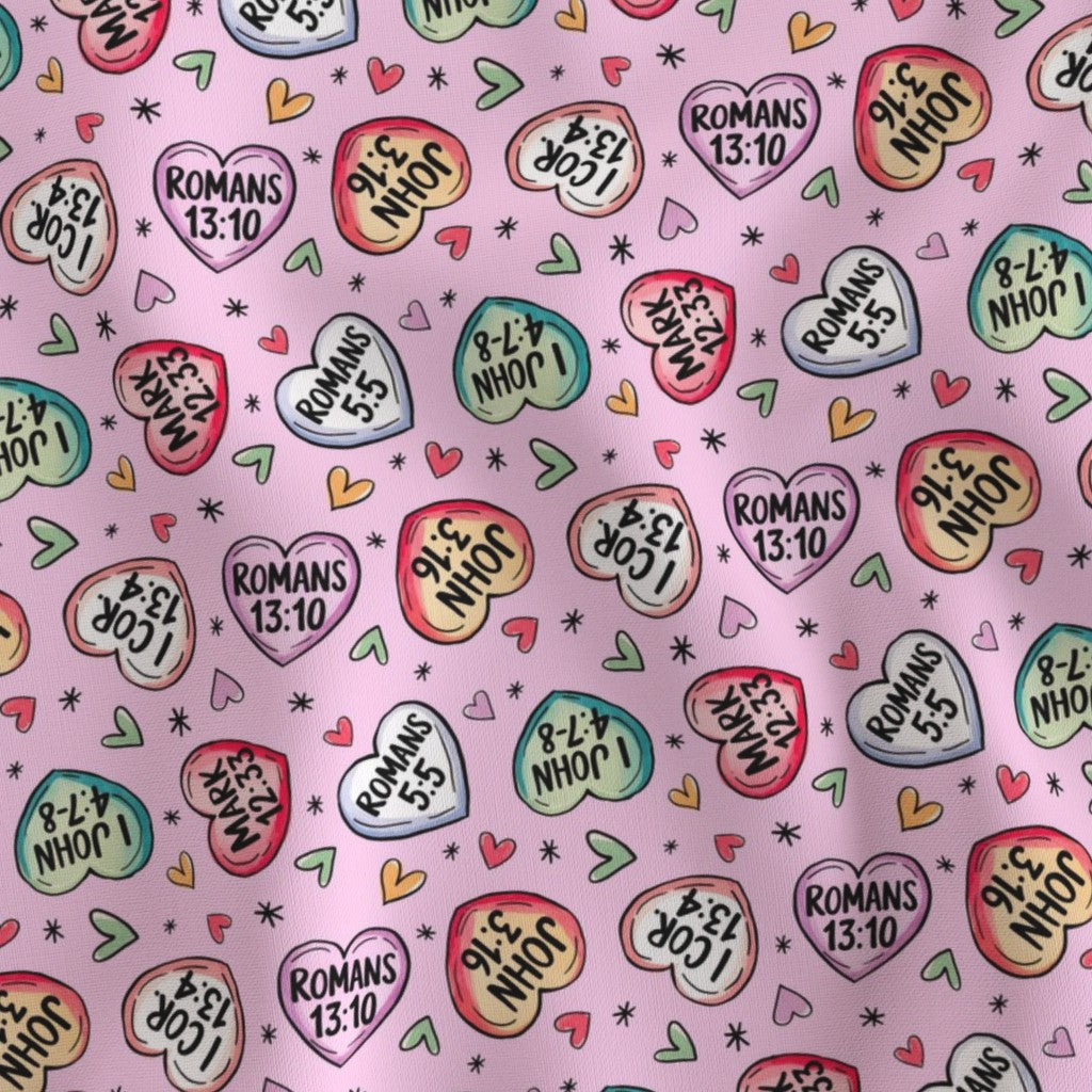 PINK BIBLE VERSES HEARTS