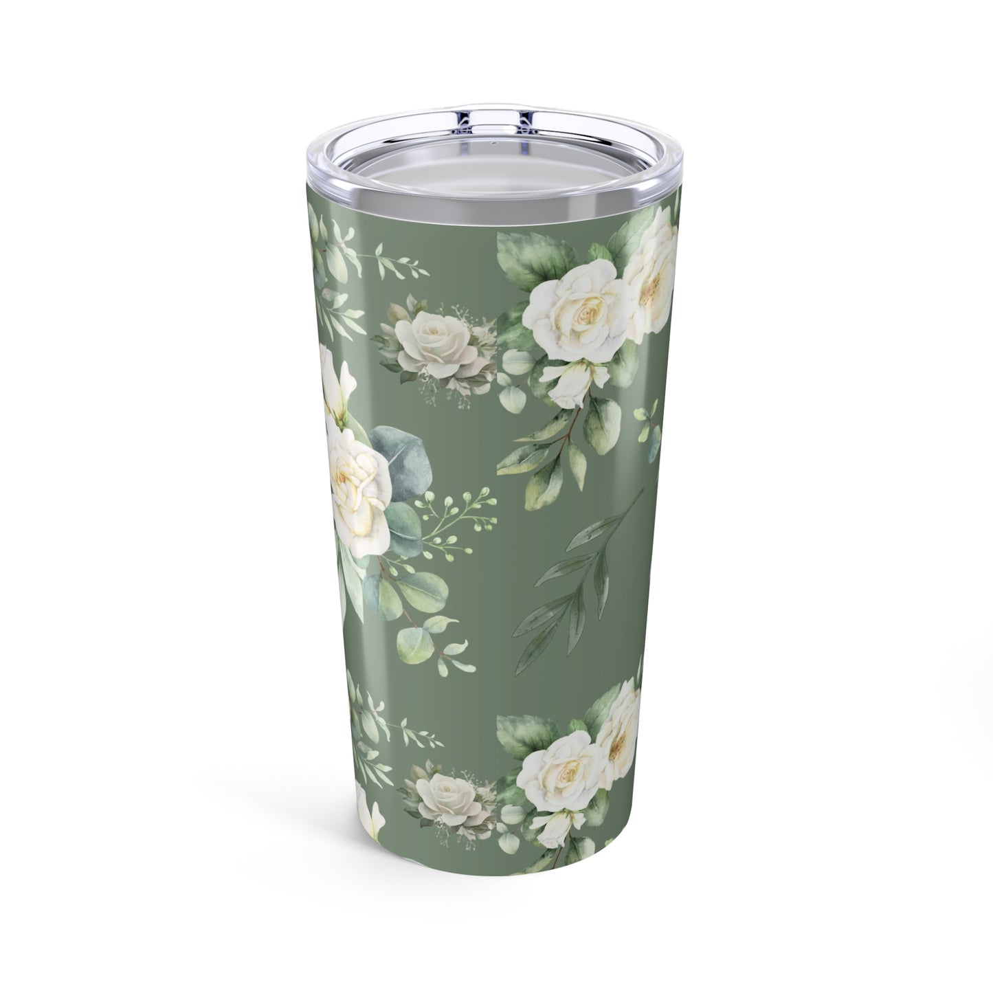 GREEN ROSES TUMBLER