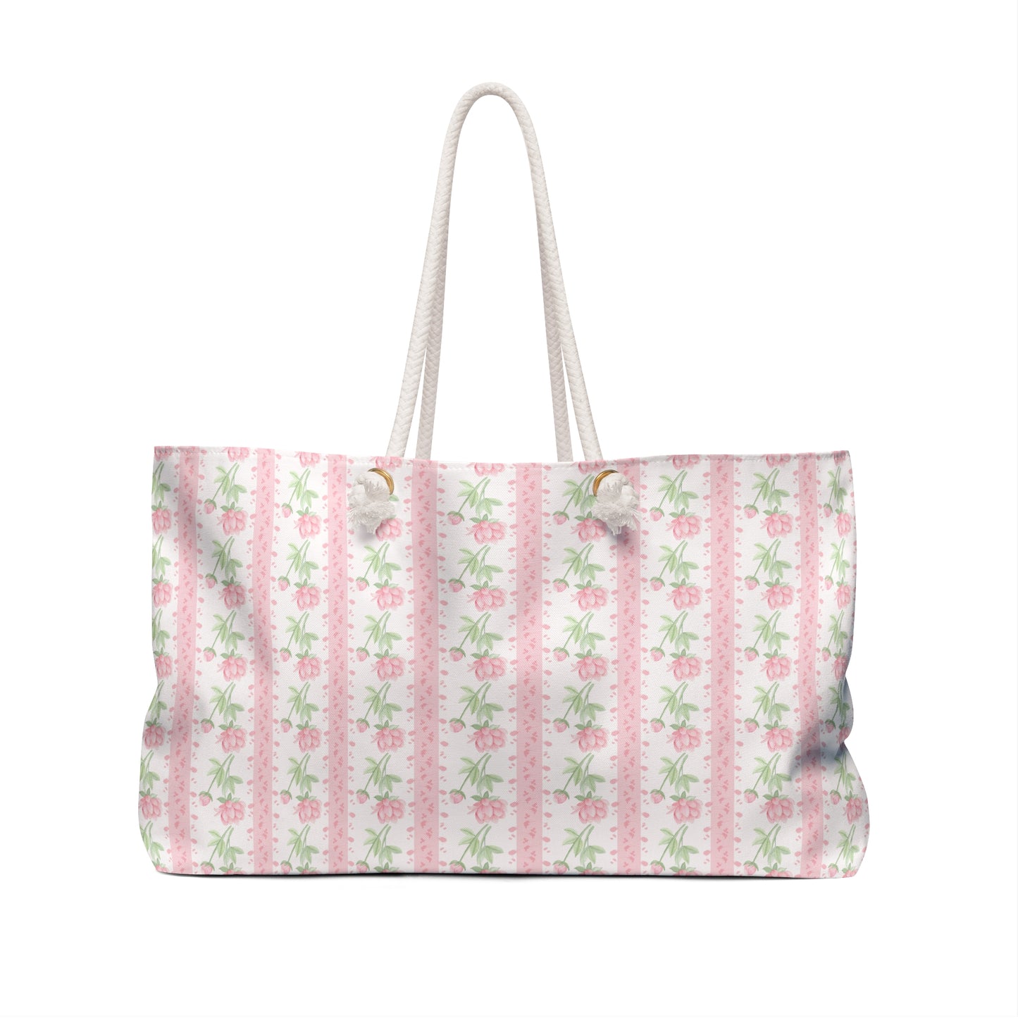 PINK & GREEN FLORAL WEEKENDER BAG