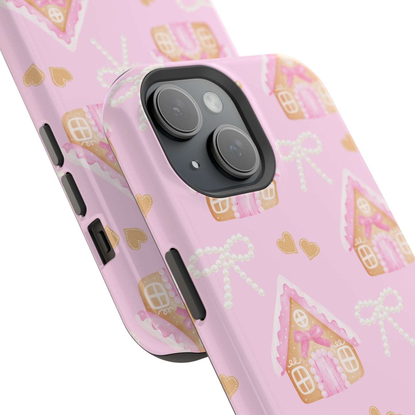 PINK GINGERBREAD PHONE CASE