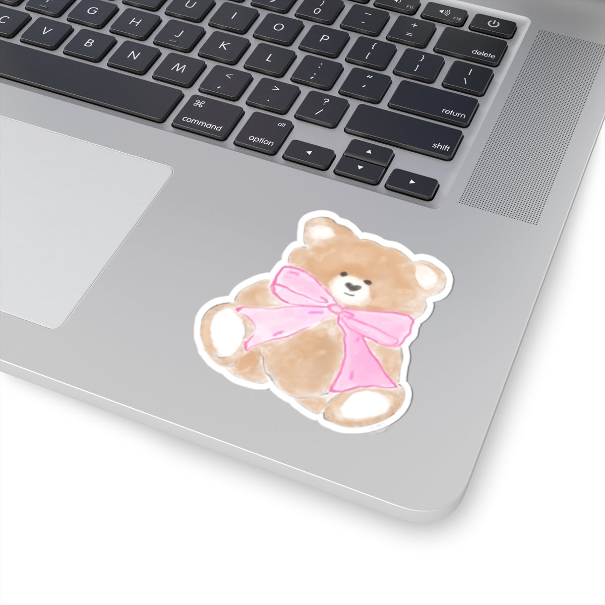 TEDDY BEAR BOW STICKER
