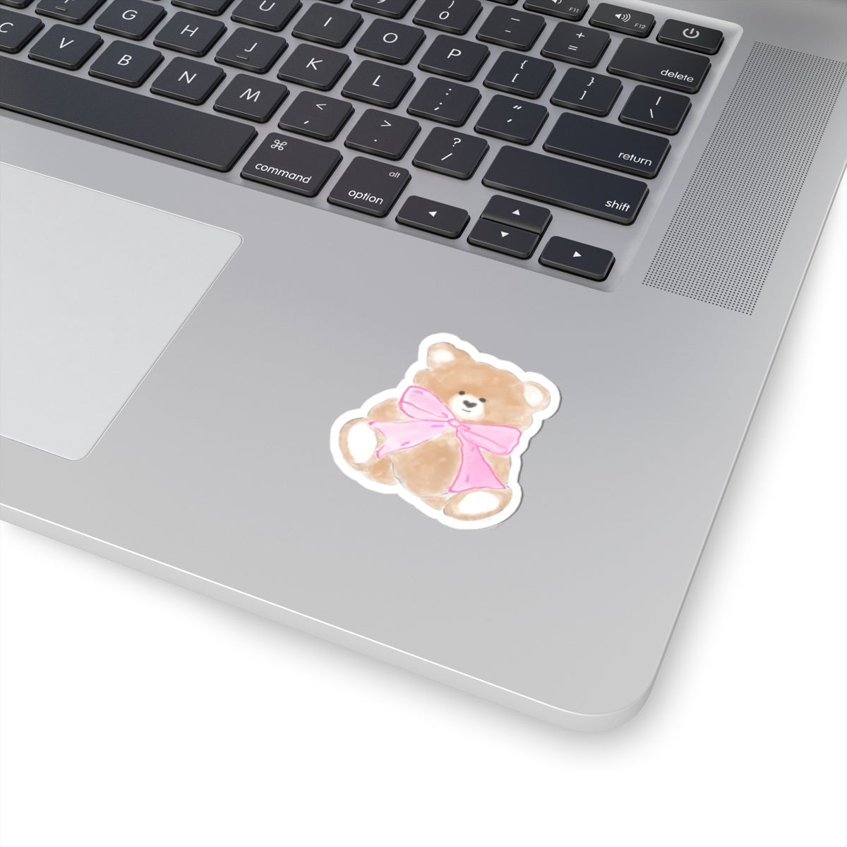 TEDDY BEAR BOW STICKER