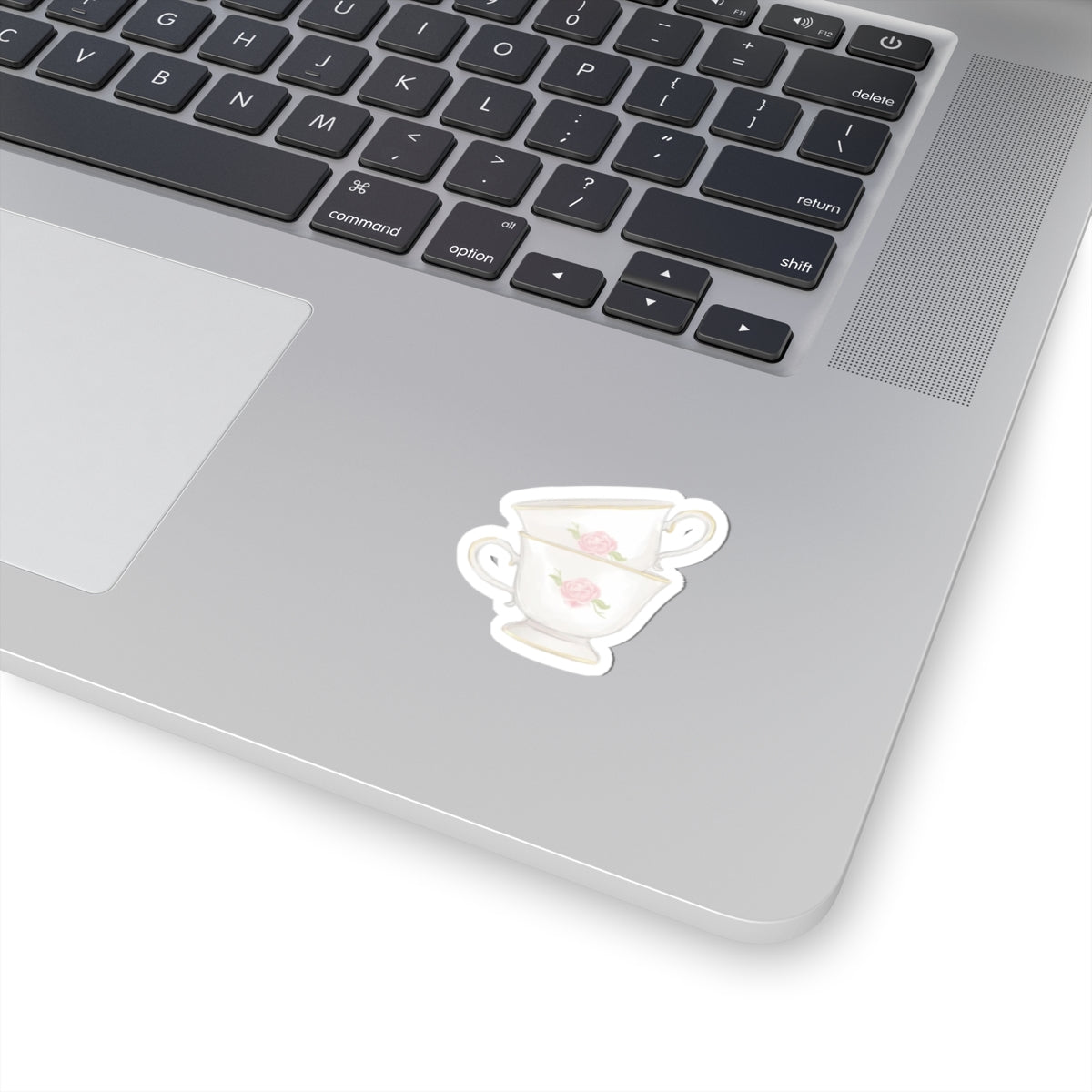 FLORAL TEA CUPS STICKER