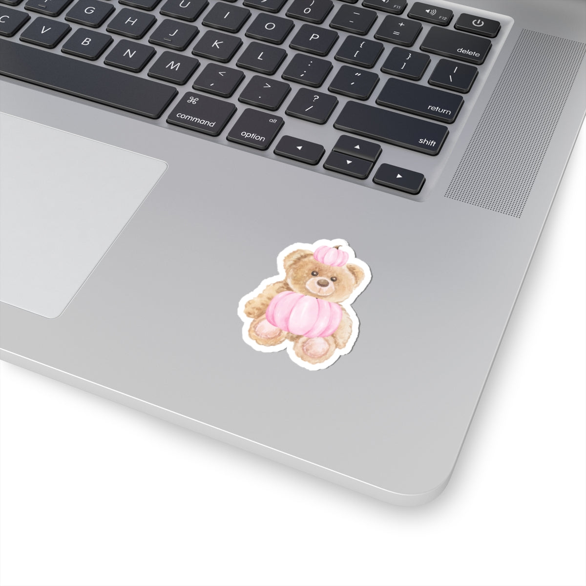 PUMPKIN COSTUME TEDDY STICKER
