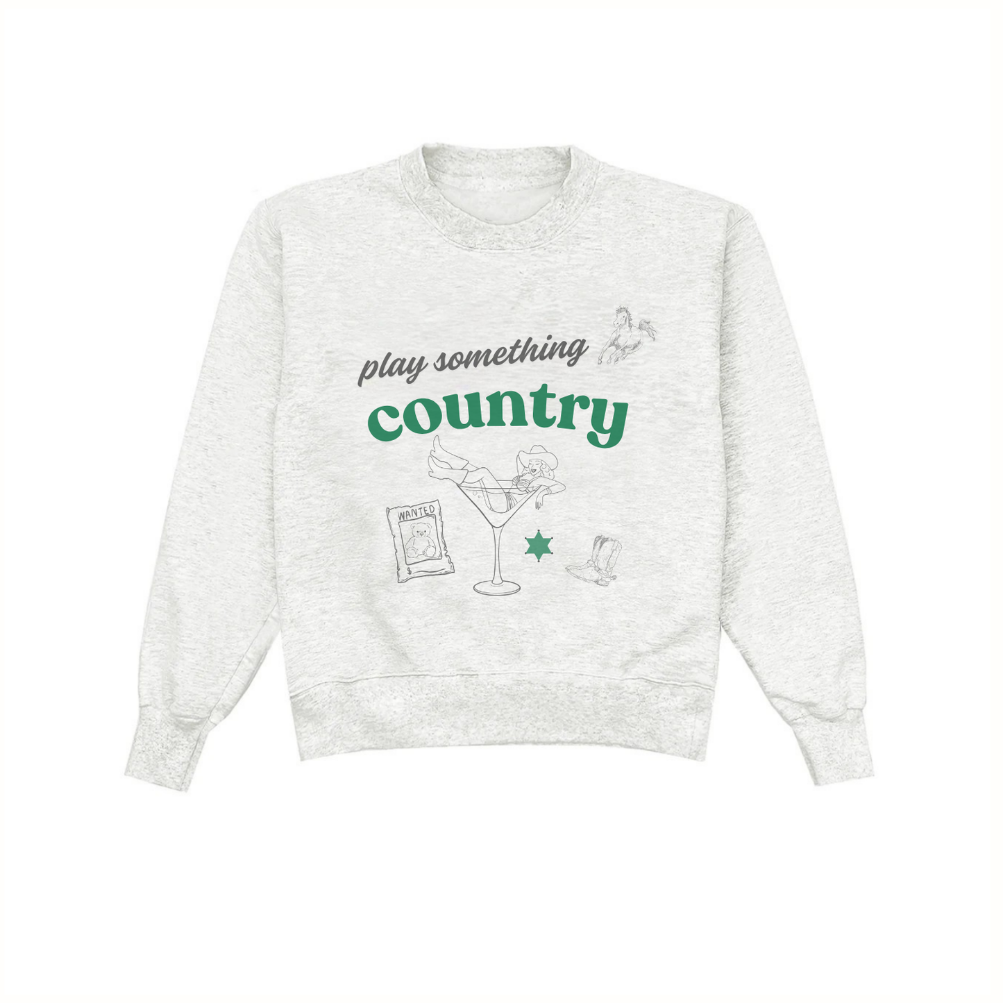 PLAY SOMETHING COUNTRY CREWNECK