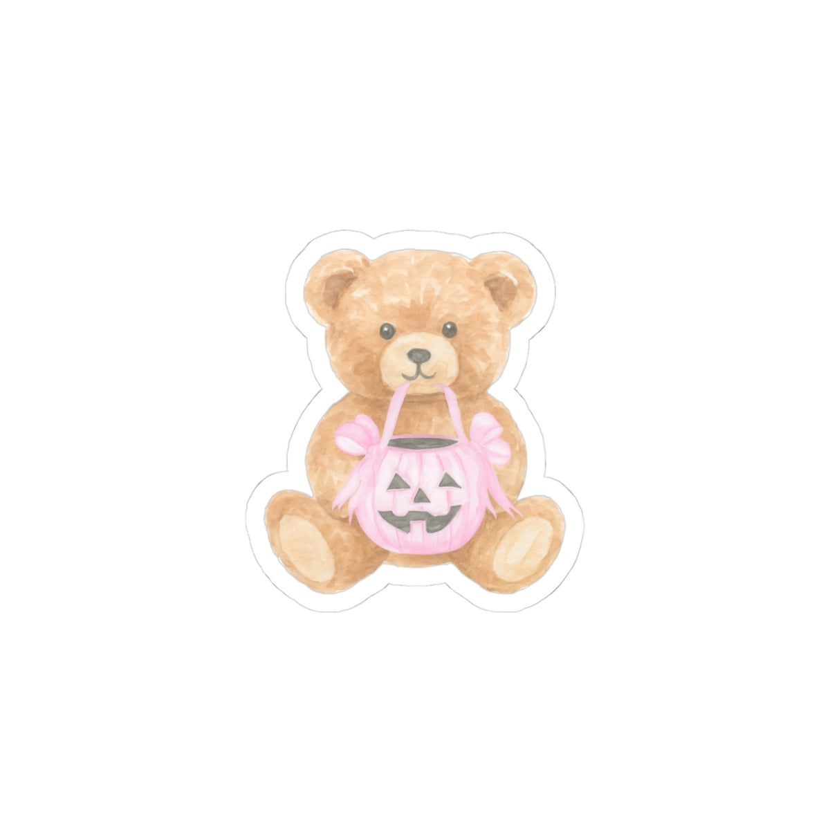 TRICK OR TREAT TEDDY STICKER