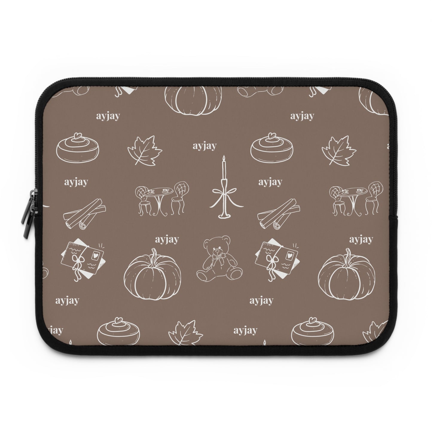 BROWN AYJAY FALL LAPTOP CASE
