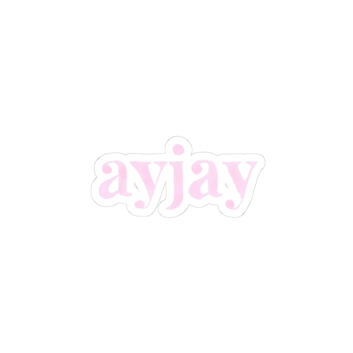AYJAY LOGO STICKER