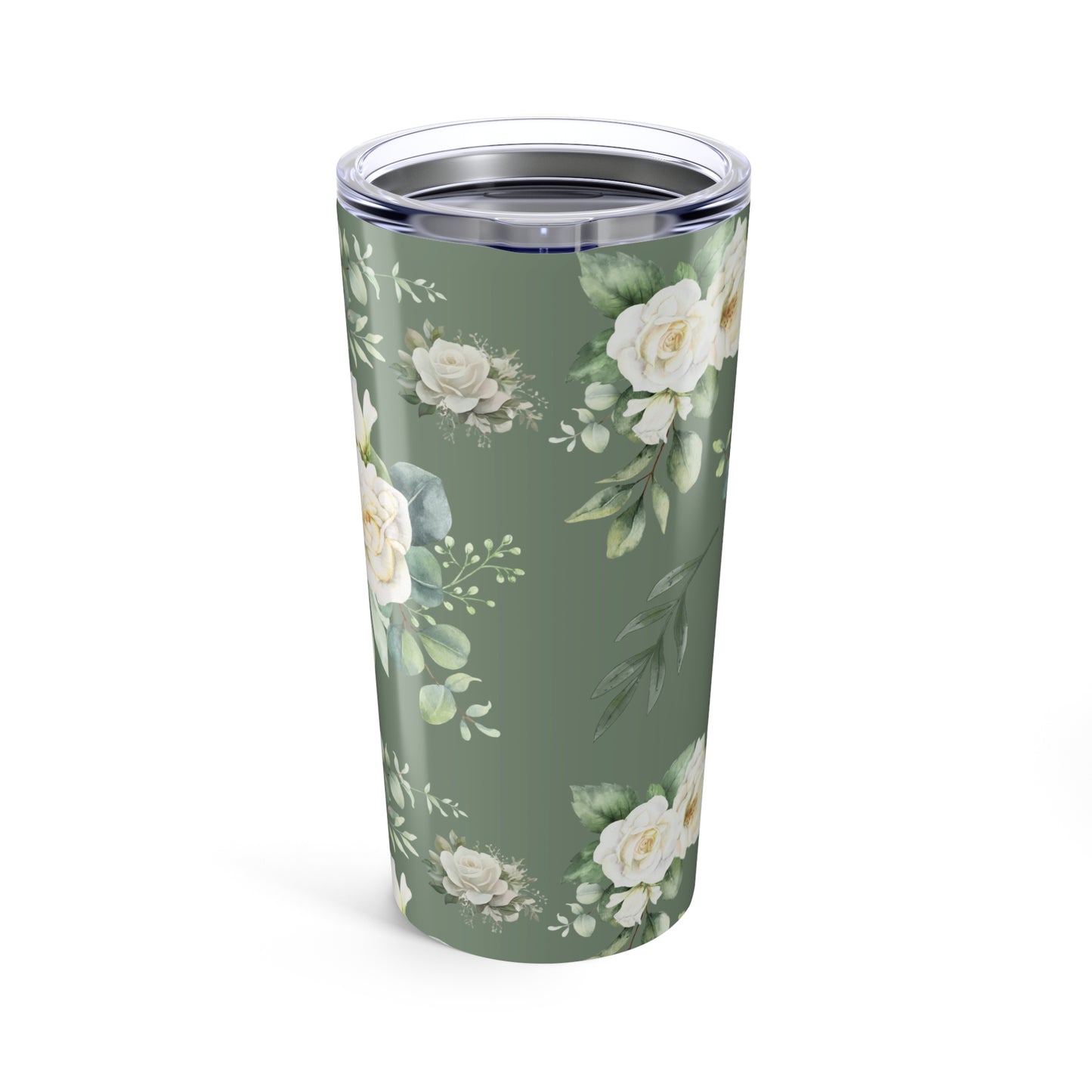 GREEN ROSES TUMBLER