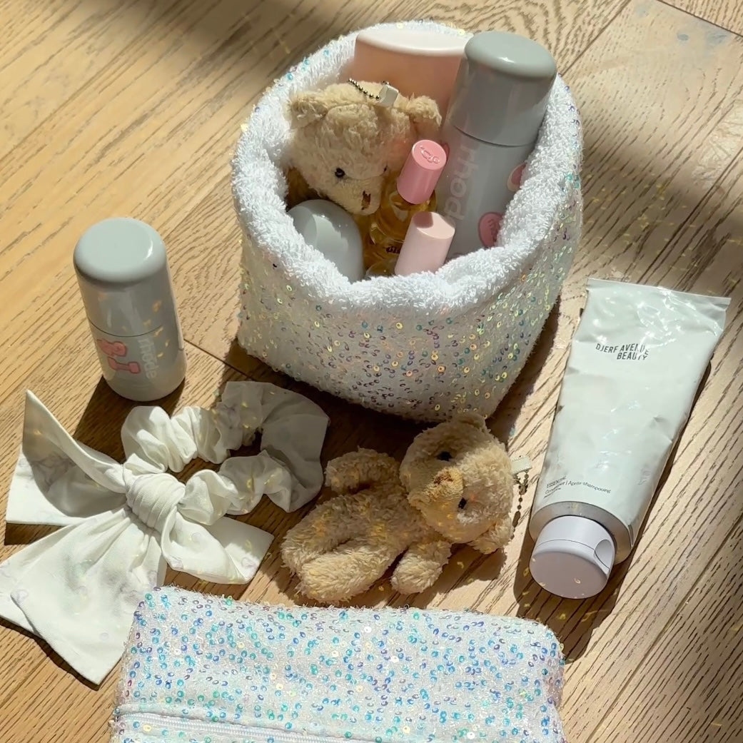 LIMITED EDITION SILVER & BLUE SPARKLE ORGANIZER