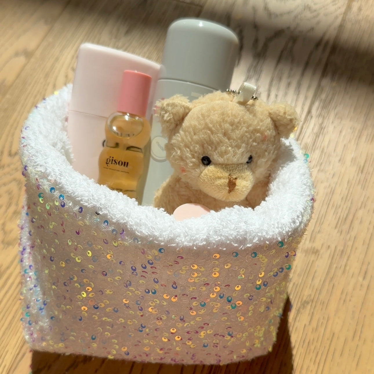 LIMITED EDITION SILVER & BLUE SPARKLE ORGANIZER