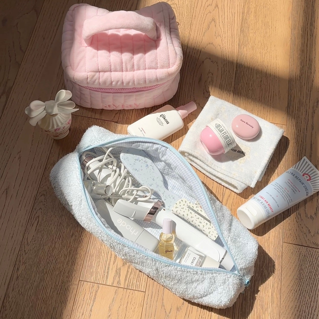 BABY BLUE TEDDY HAIRTOOL DYSON BAG