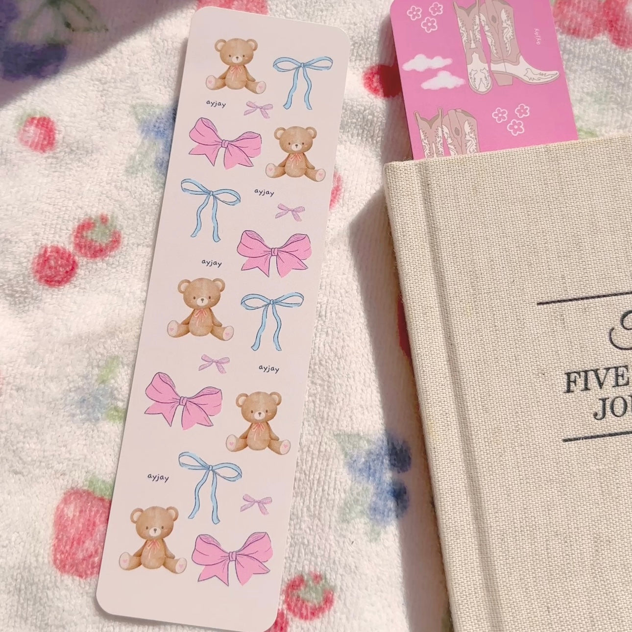 TEDDY BOW BOOKMARK-AYJAY