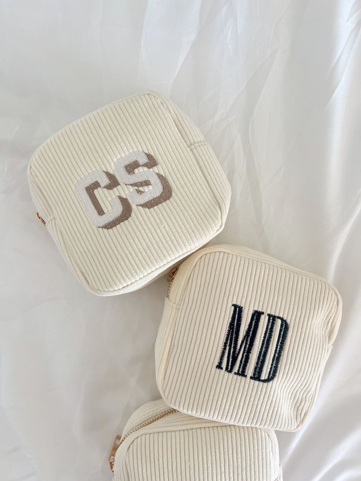 MINI CORDUROY PERSONALIZED NAME BAG