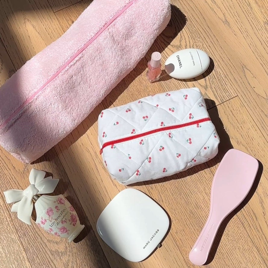 CHERRY MAKEUP BAG