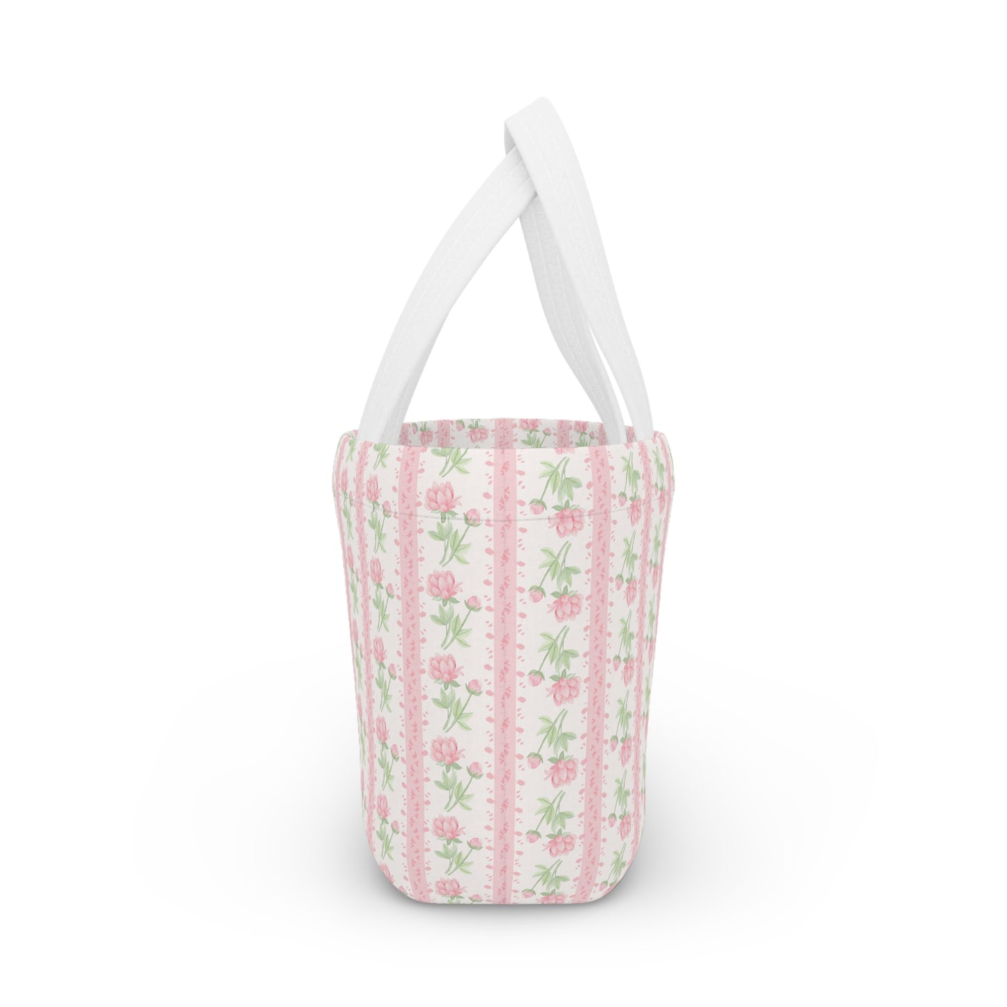 PINK & GREEN FLORAL LUNCH BOX BAG
