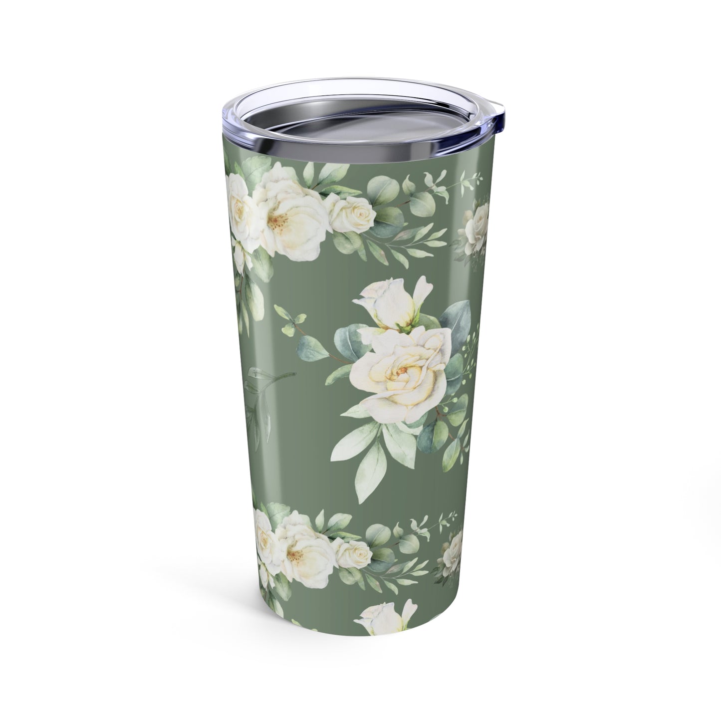 GREEN ROSES TUMBLER