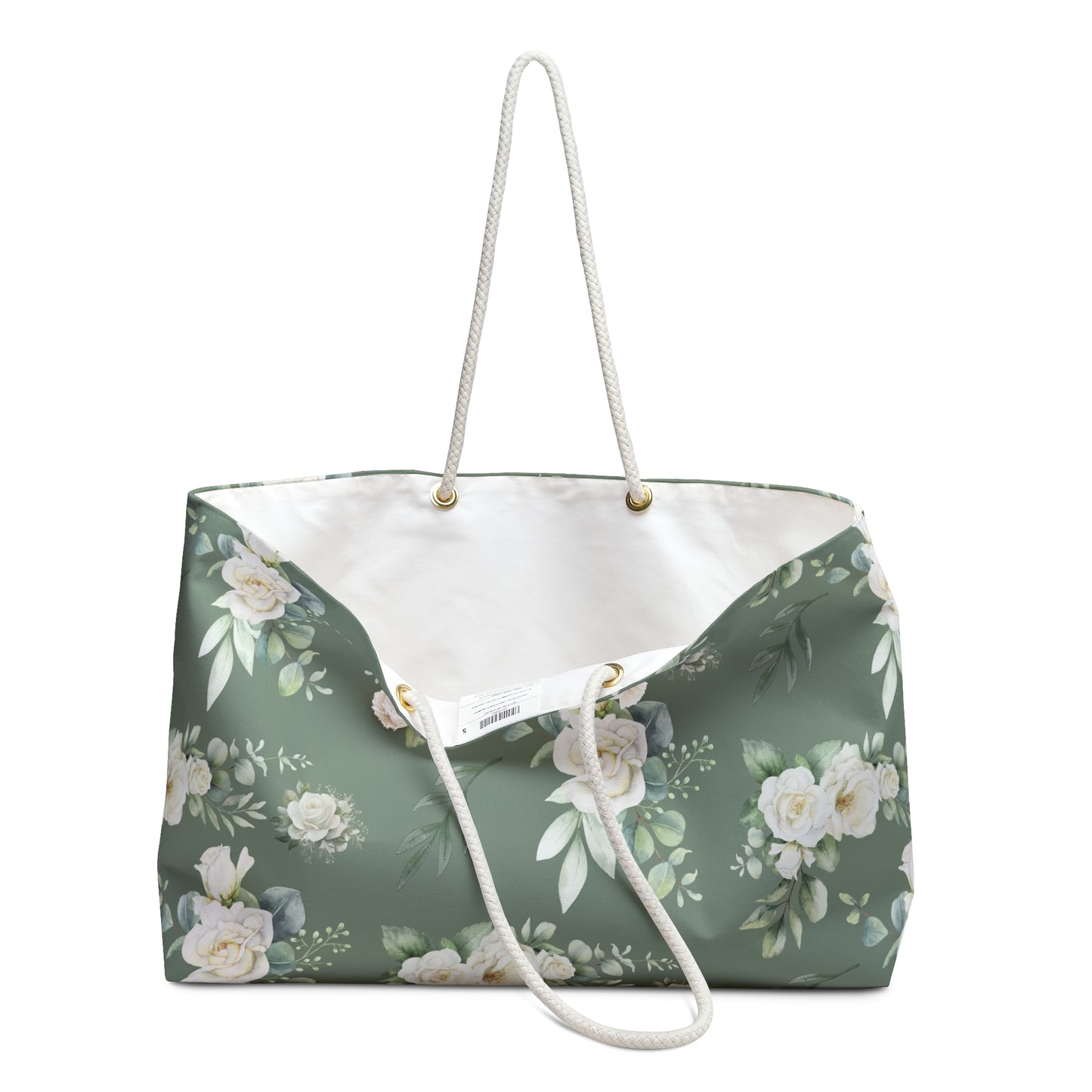 GREEN ROSES WEEKENDER BAG