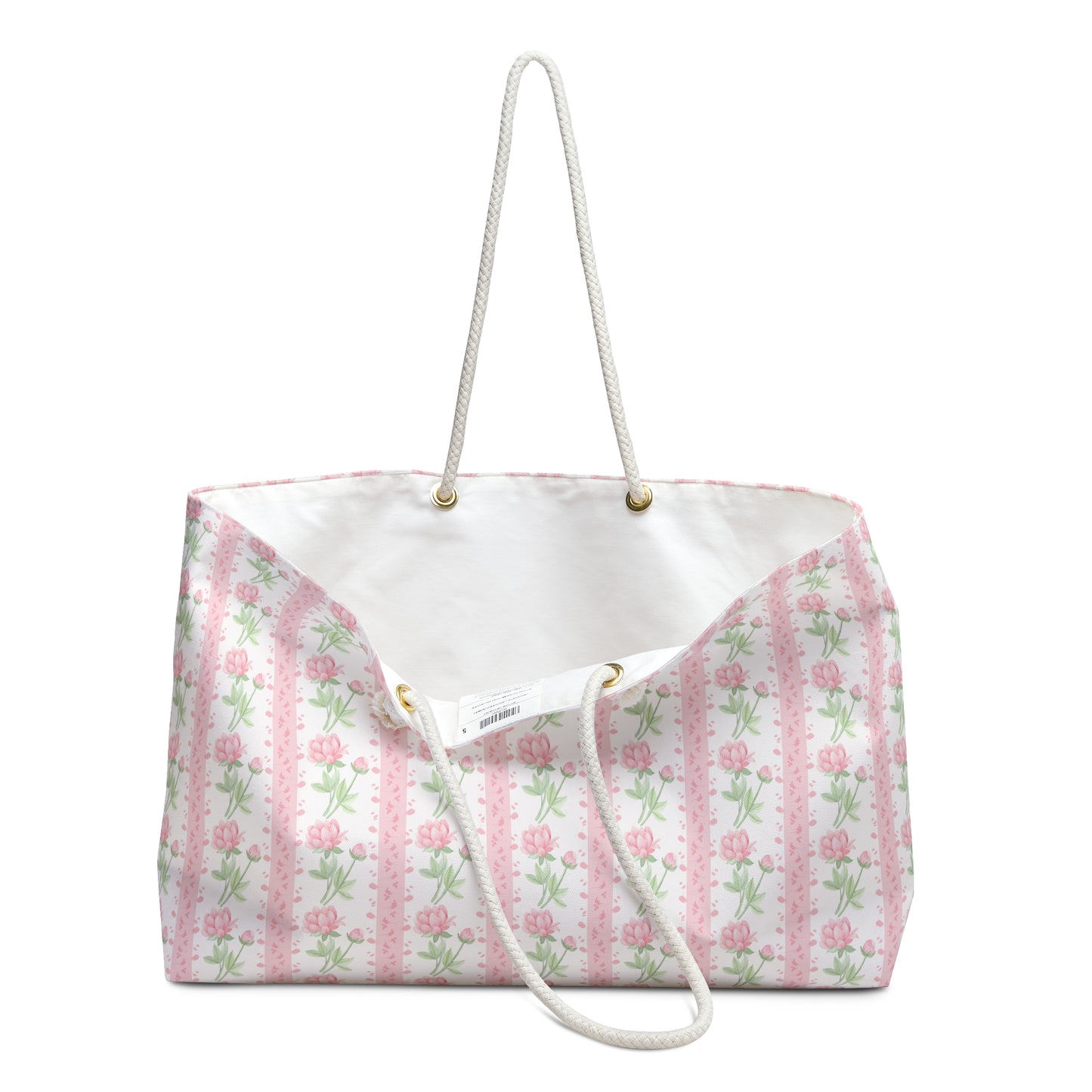 PINK & GREEN FLORAL WEEKENDER BAG