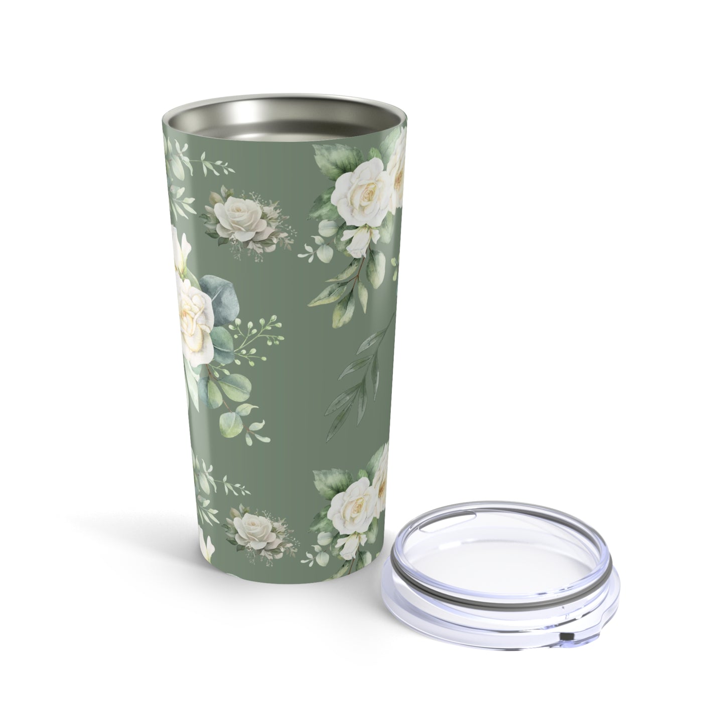 GREEN ROSES TUMBLER