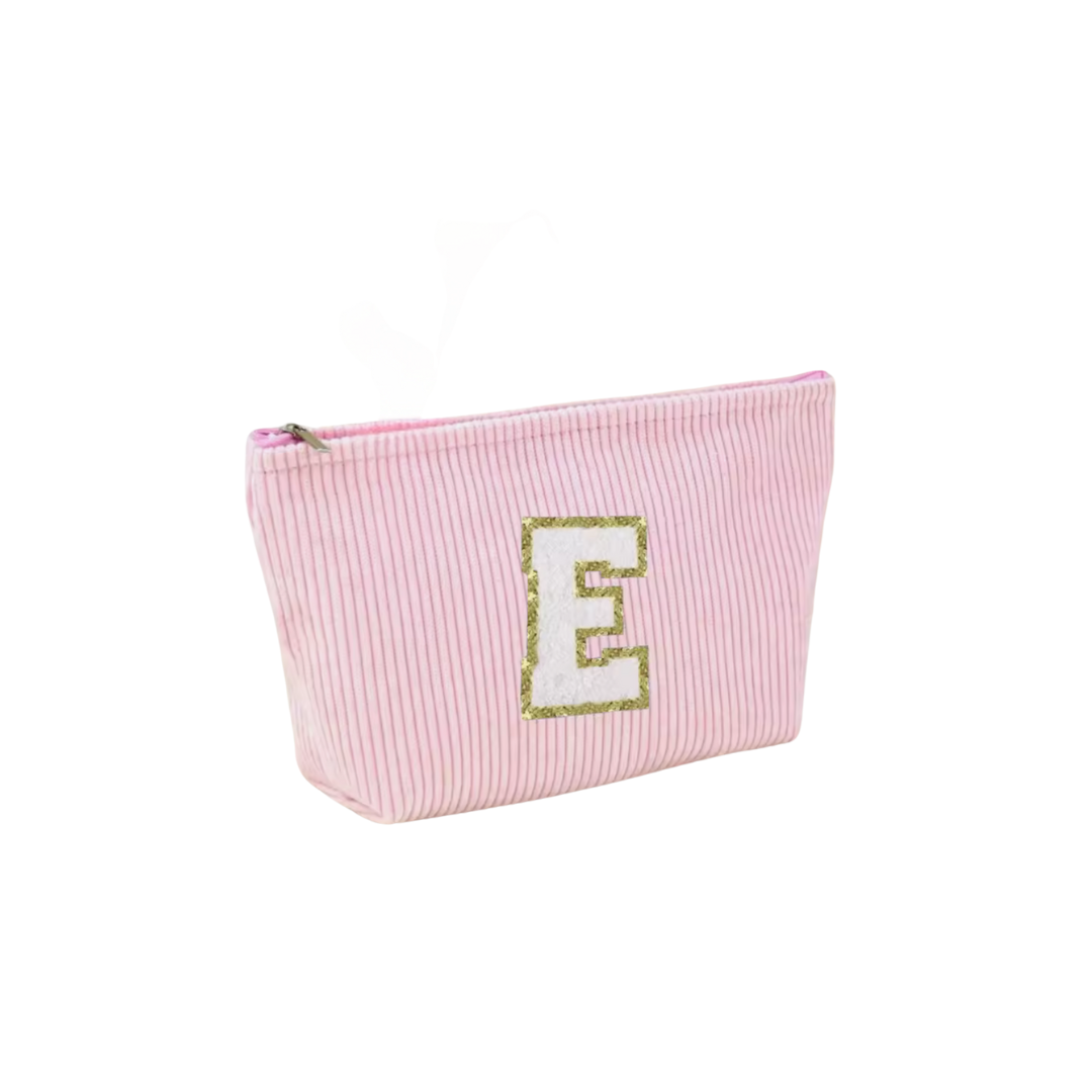 PINK VARSITY LETTER BAG