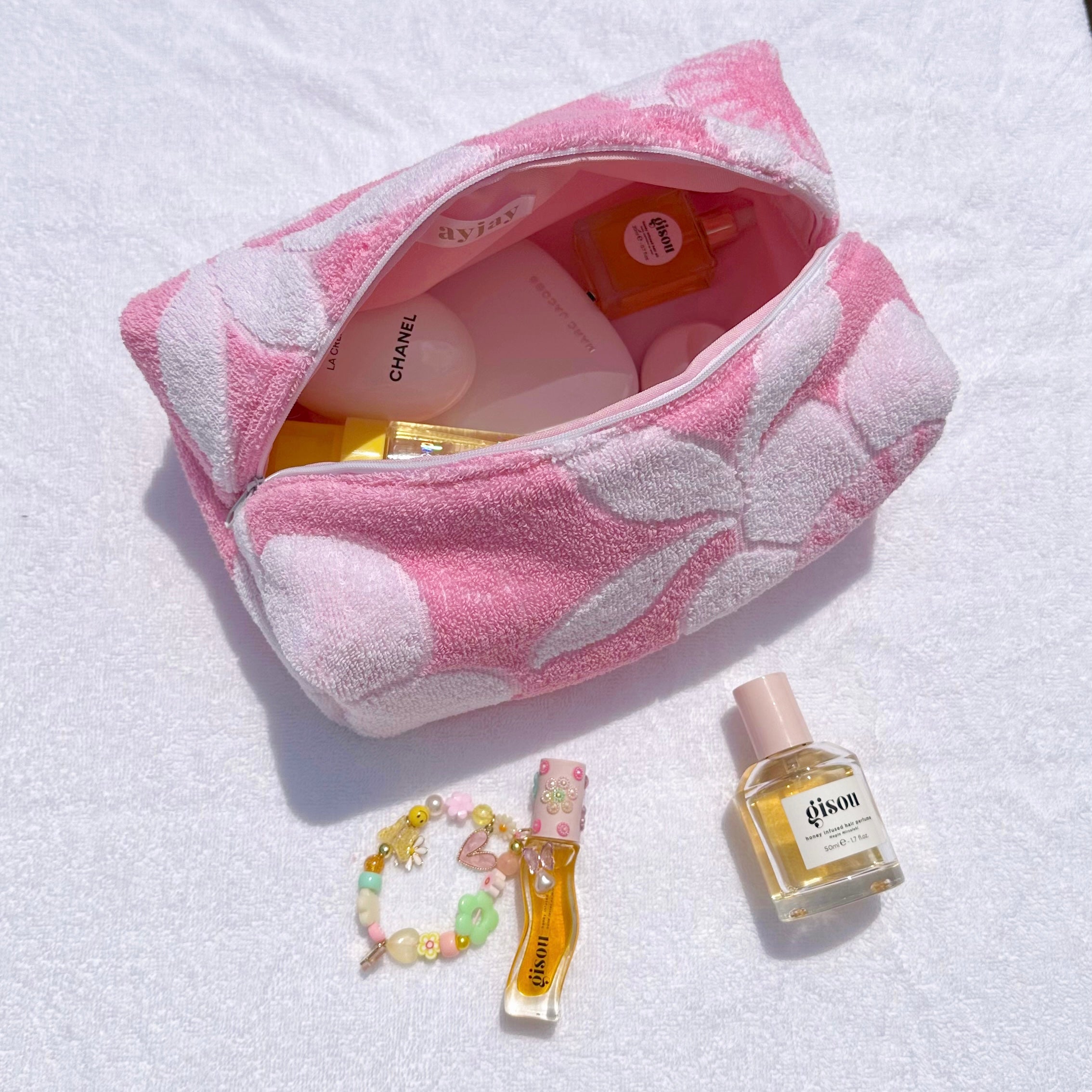 VINTAGE TEDDY PINK DAISY-AYJAY