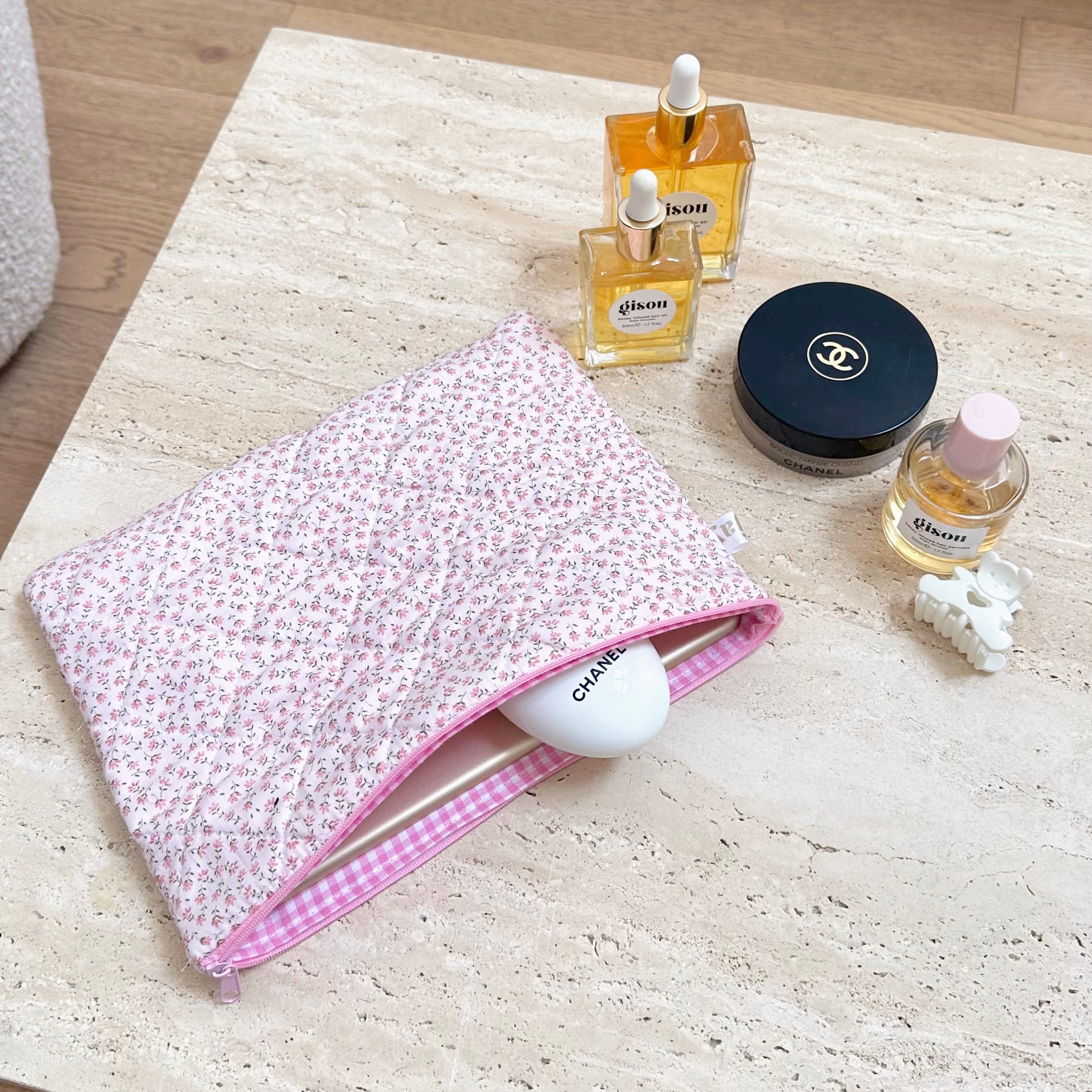 PINK DITSY IPAD SLEEVE-AYJAY