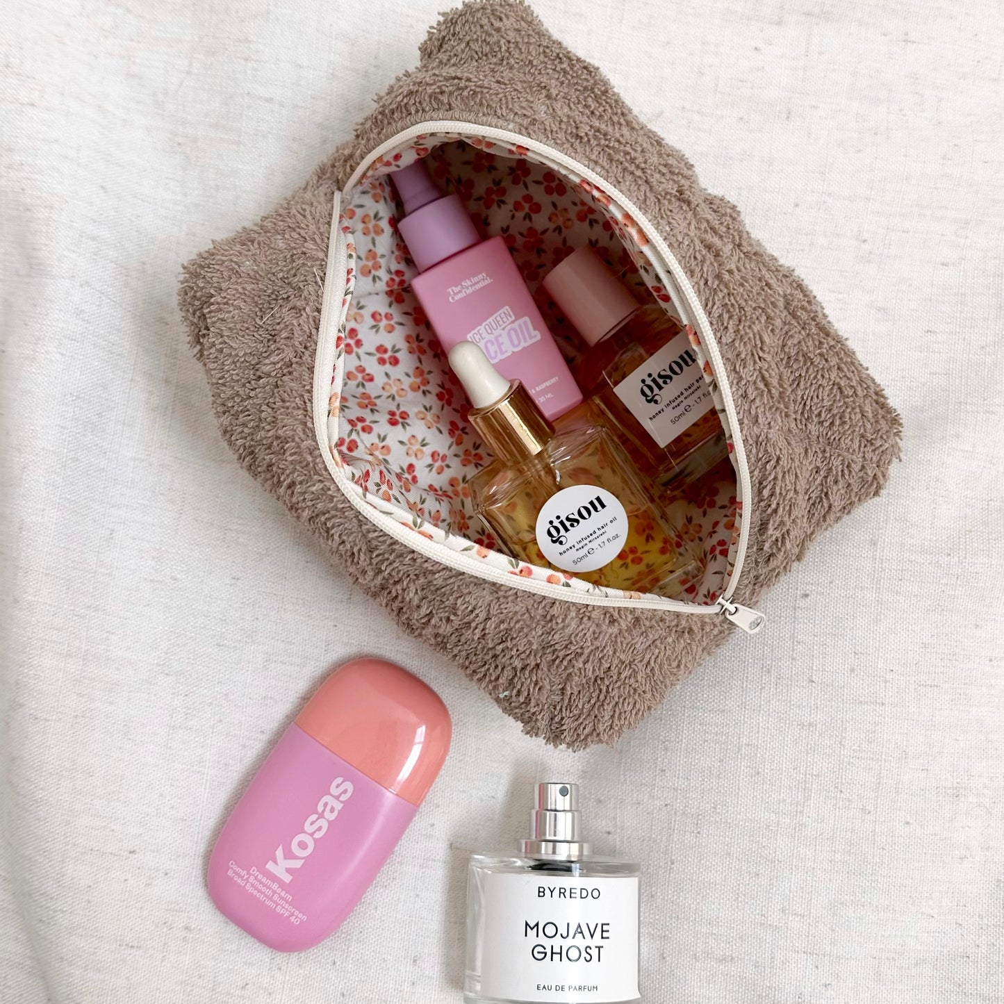 BROWN TEDDY MAKE-UP BAG-AYJAY