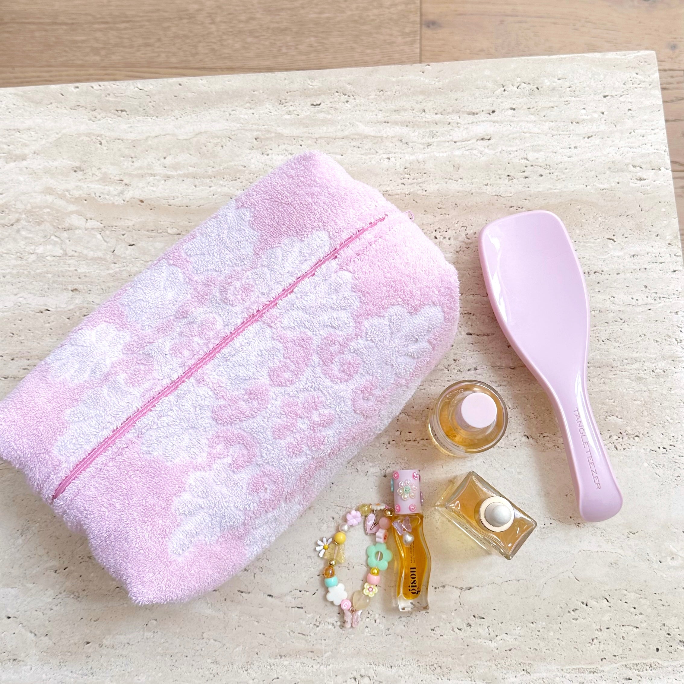 VINTAGE TEDDY PINK FLORAL-AYJAY