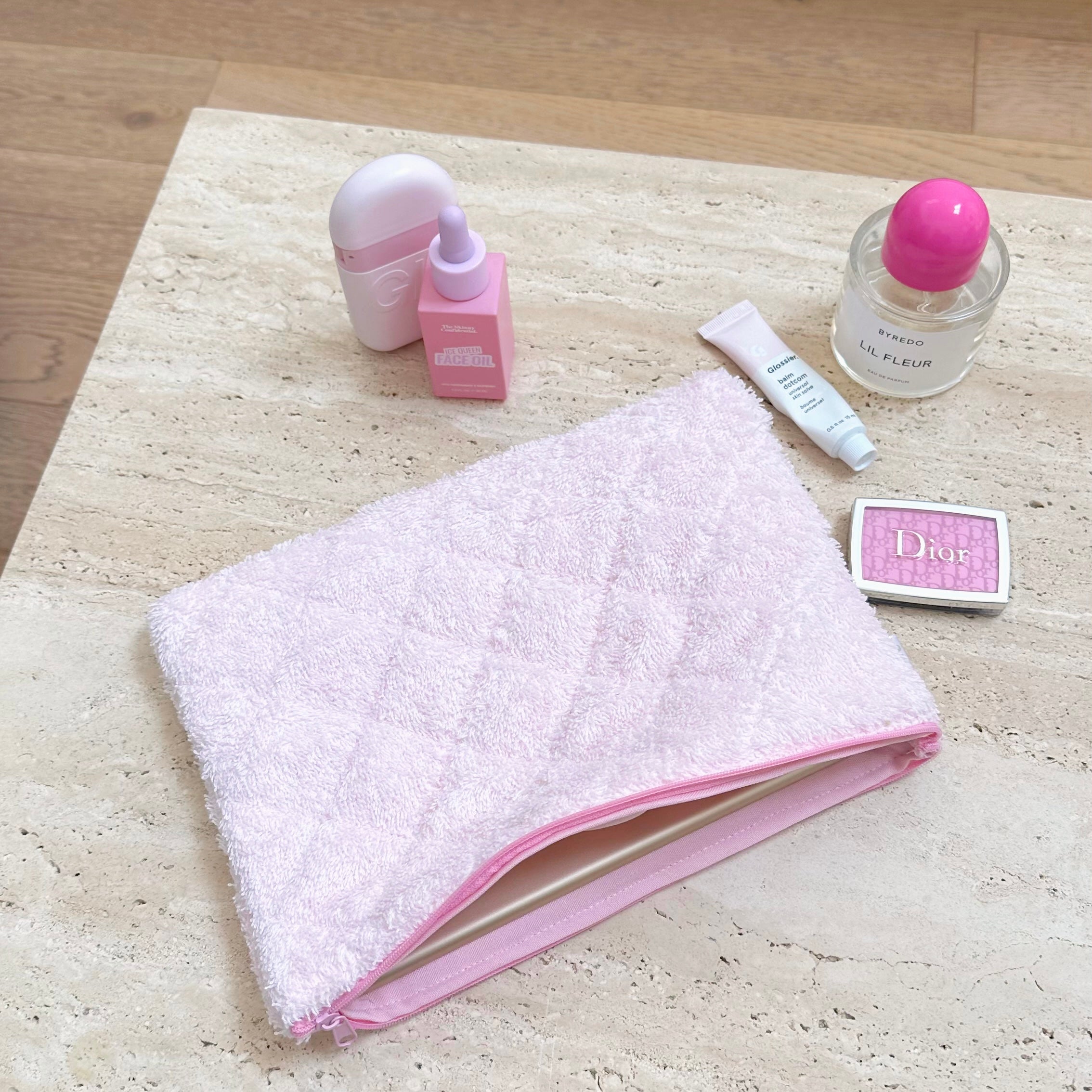 BABY PINK TEDDY IPAD SLEEVE-AYJAY