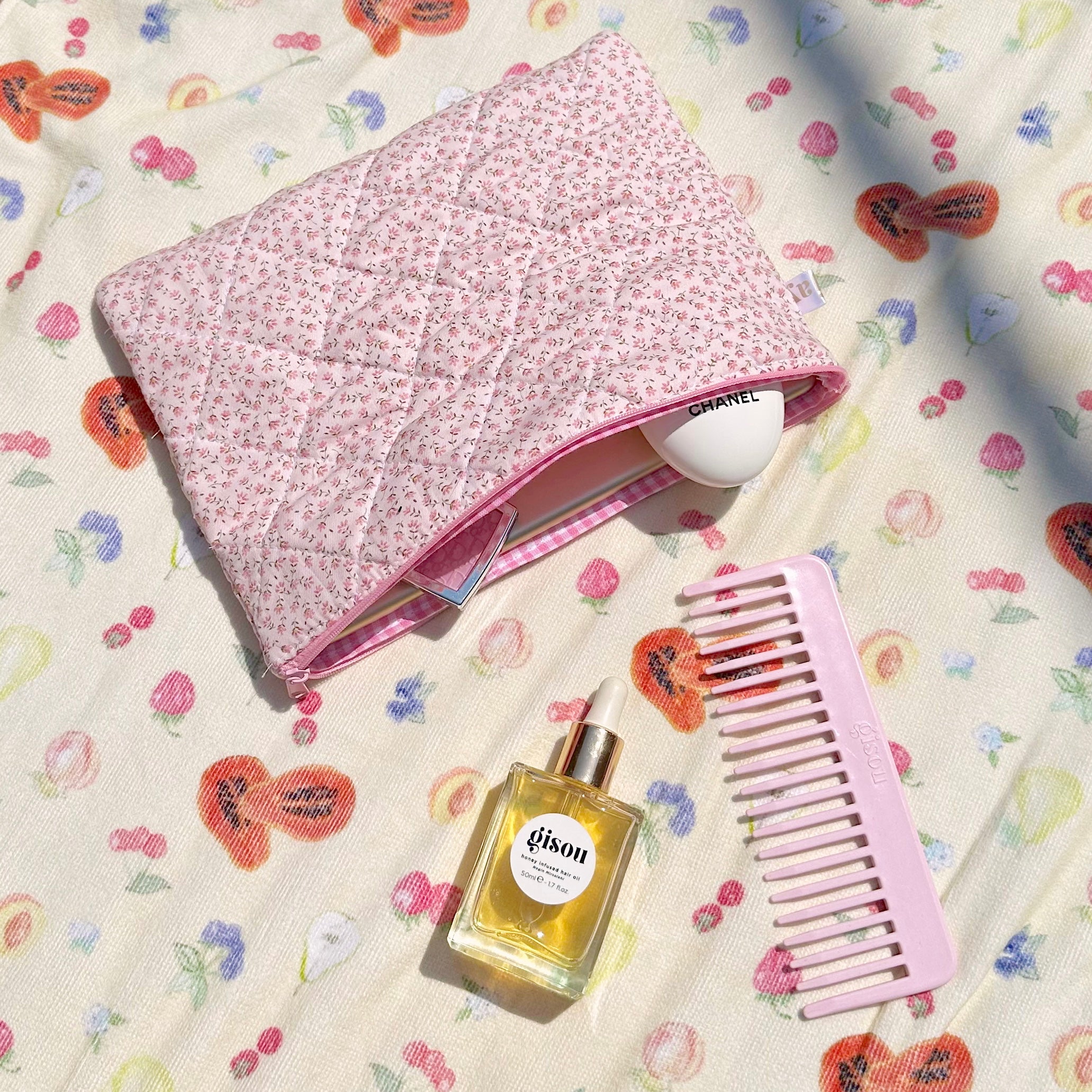 PINK DITSY IPAD SLEEVE-AYJAY