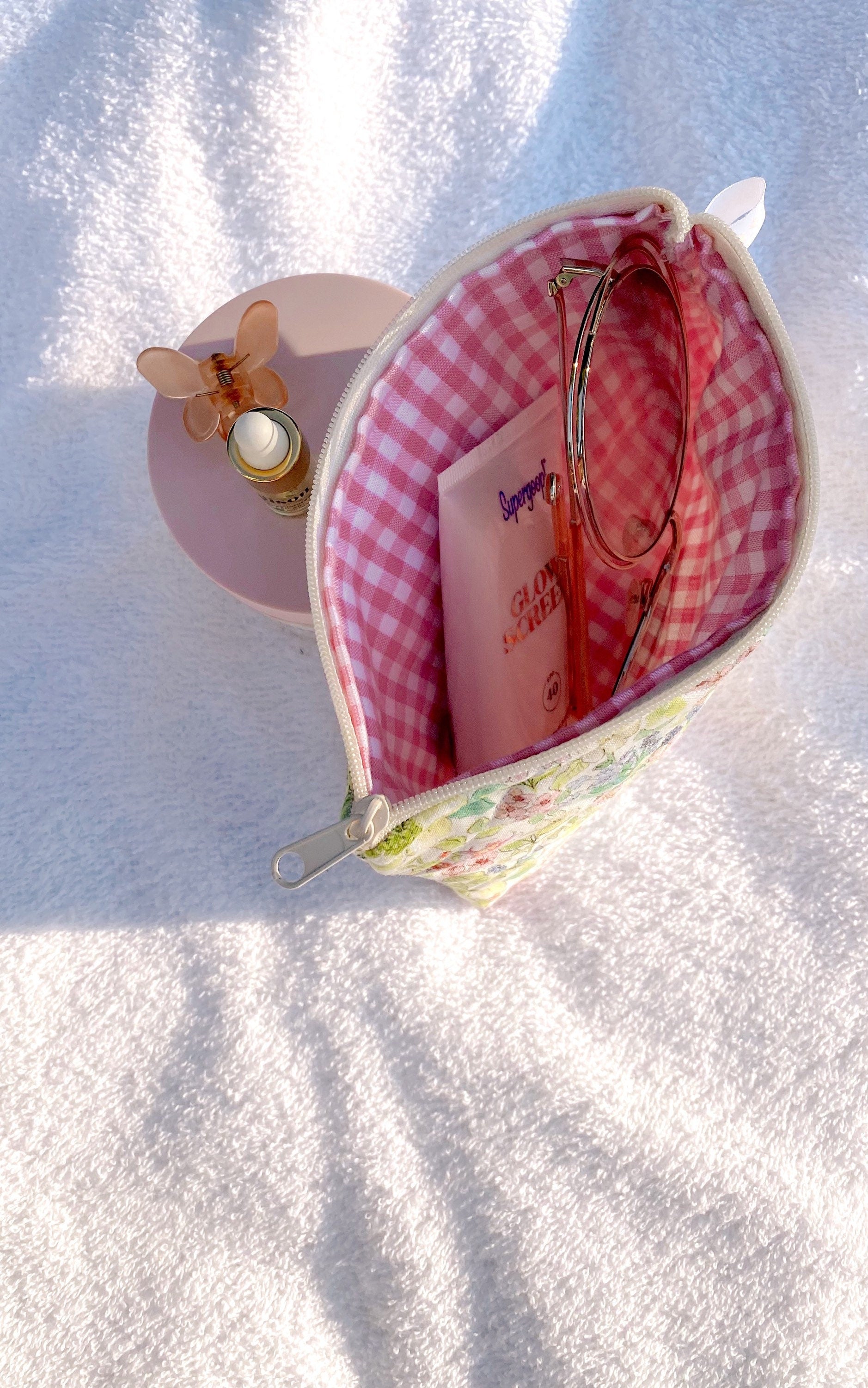 VINTAGE FLORAL POUCH-AYJAY