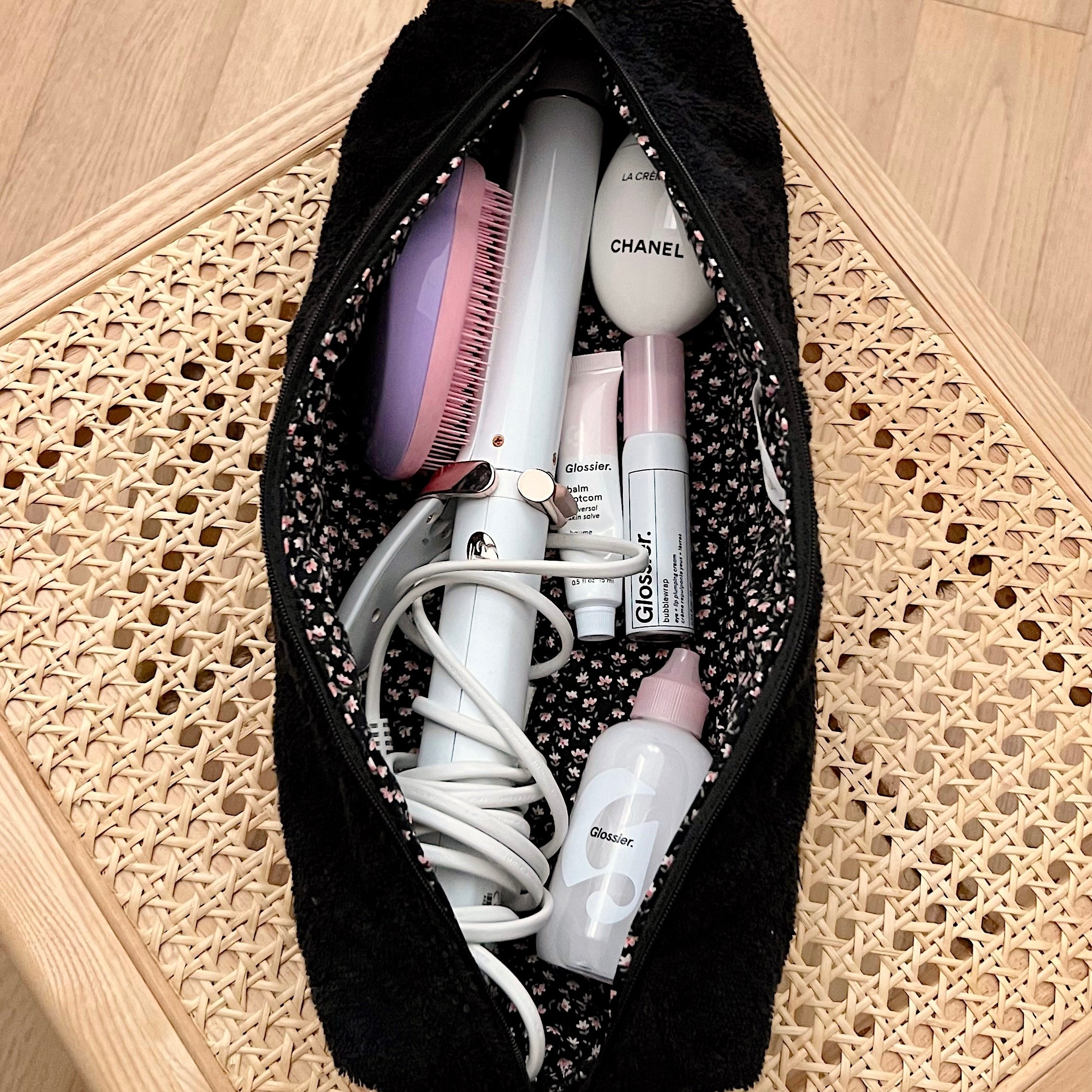 BLACK TEDDY HAIRTOOL BAG-AYJAY