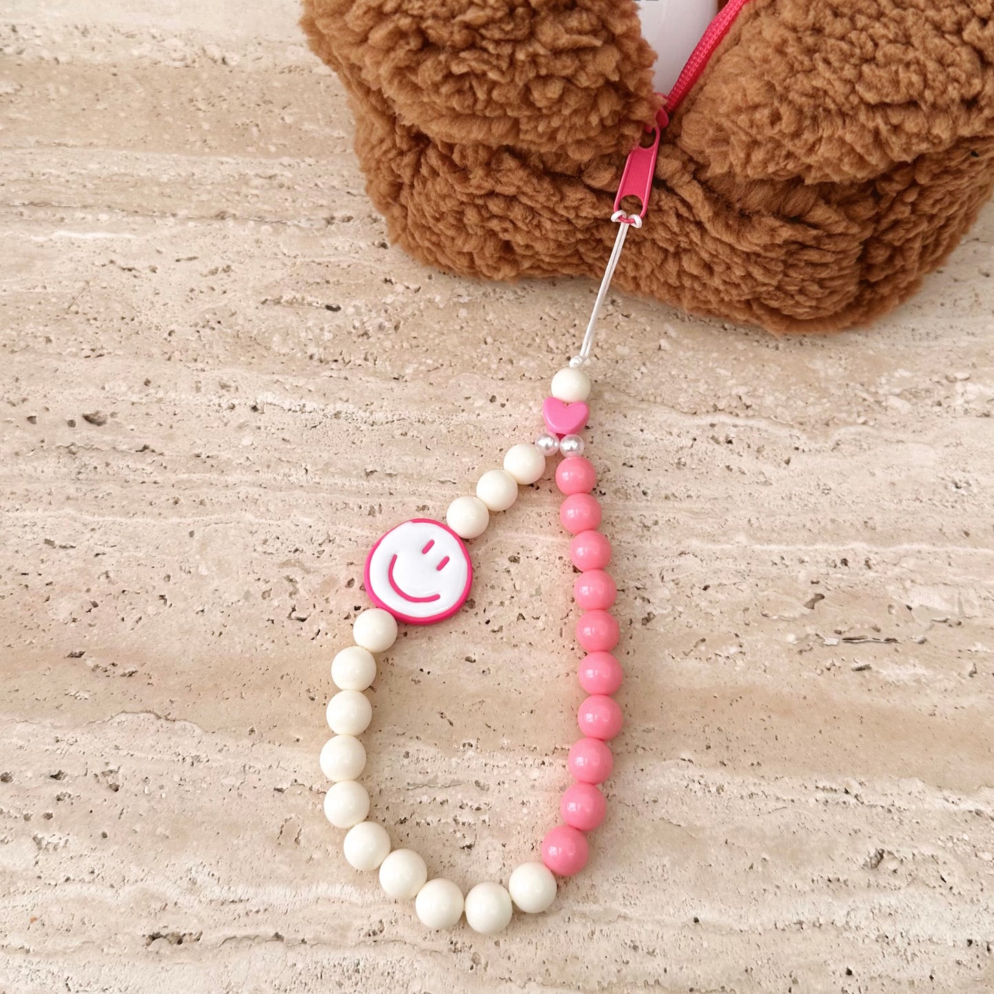 DARK PINK SMILEY CHARM-AYJAY