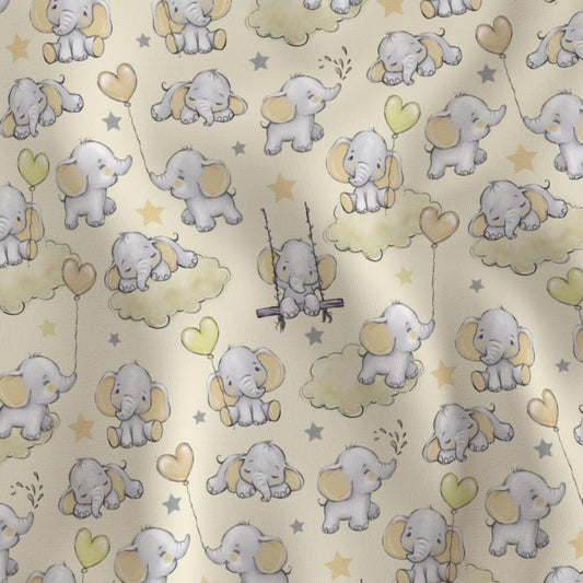 YELLOW DUMBO CLOUD ELEPHANT