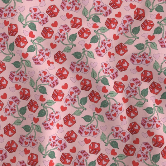 PINK LUCKY CHERRY DICE