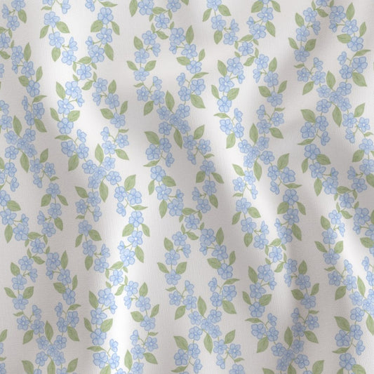 BLUE FLORAL GARLAND