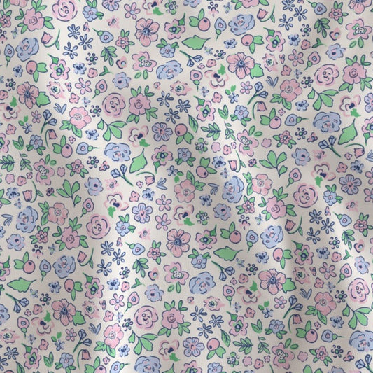 PINK & BLUE FLORAL