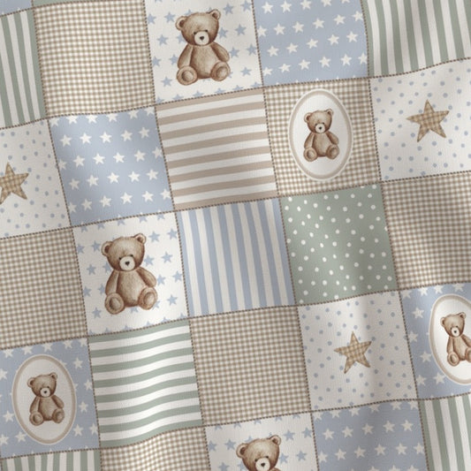 VINTAGE TEDDY BEAR PATCHWORK