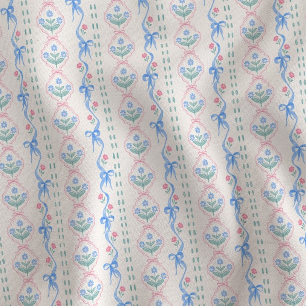 PREPPY BLUE BOW FESTIVE