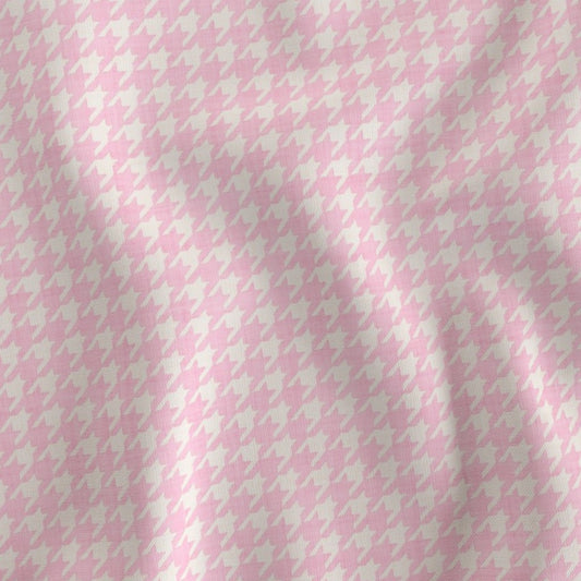 PINK HOUNDSTOOTH