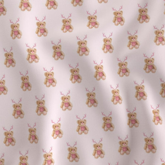 AYJAY PINK RUDOLPH REINDEER TEDDY