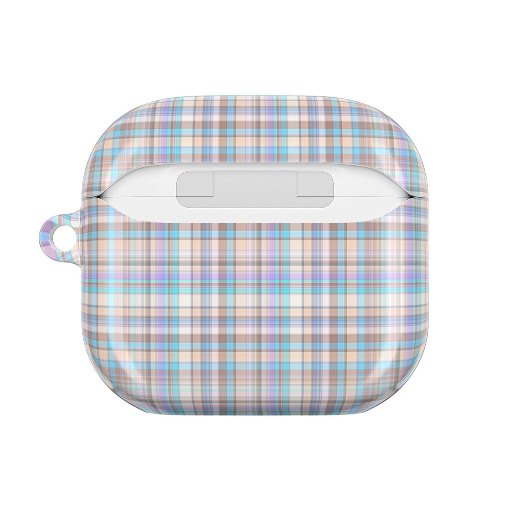 PLAID TEDDY AIRPOD CASE
