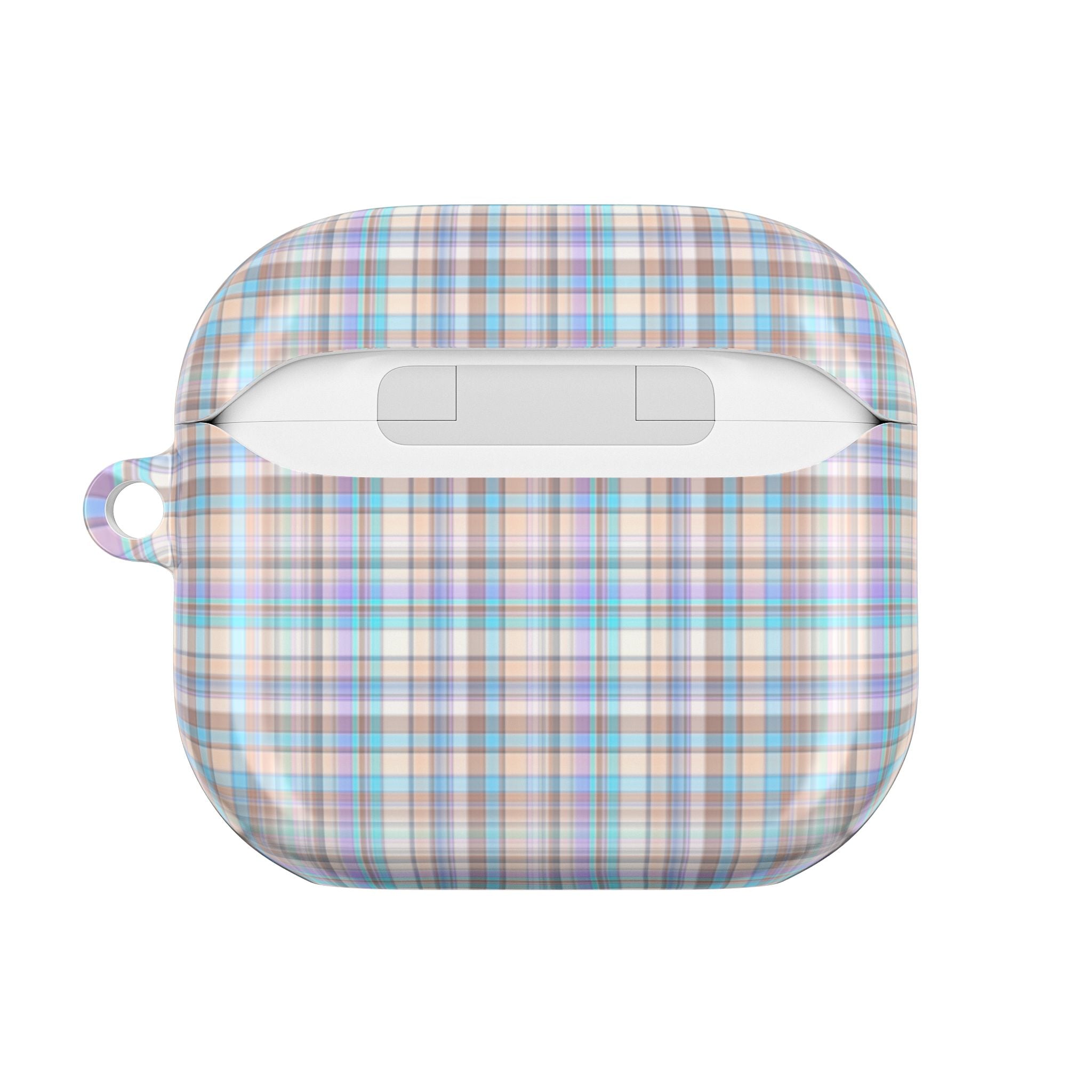 PLAID TEDDY AIRPOD CASE