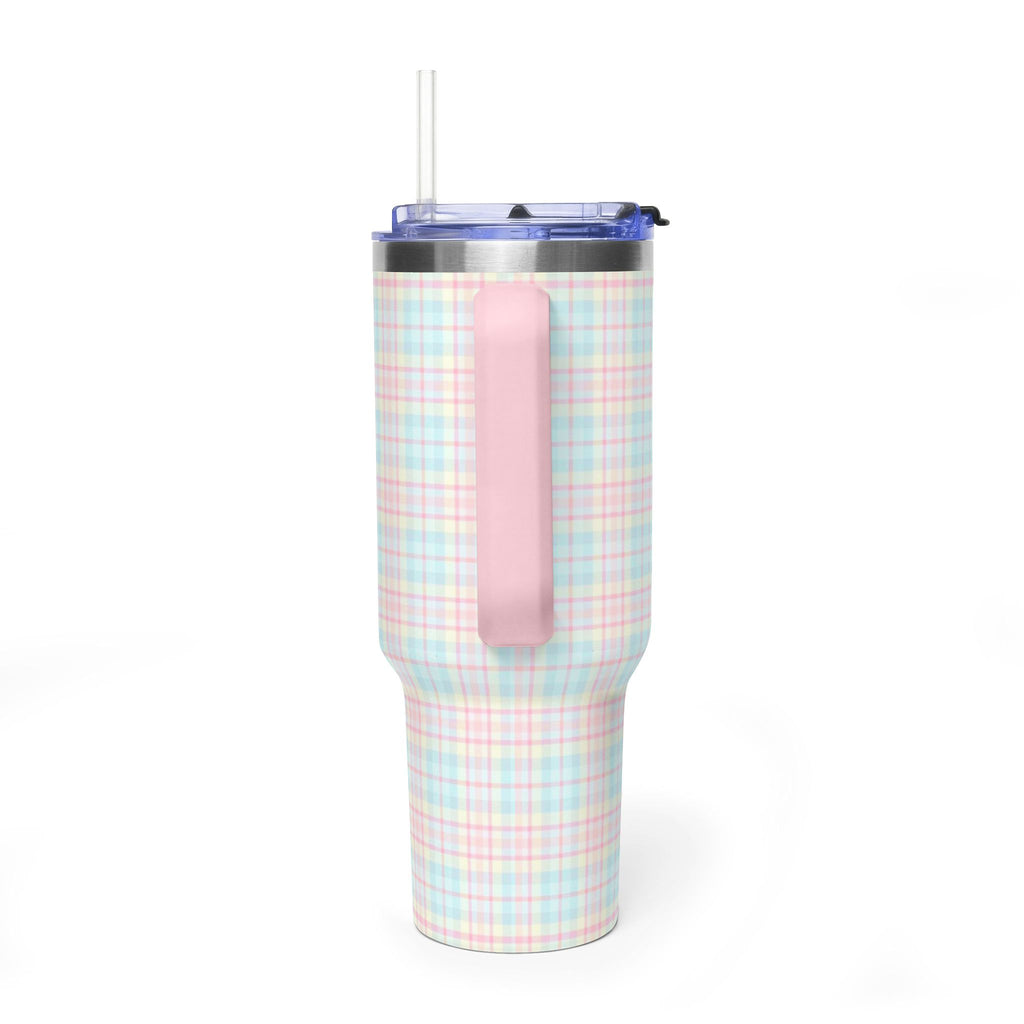 PICNIC PLAID 40OZ STAINLESS STEEL TUMBLER