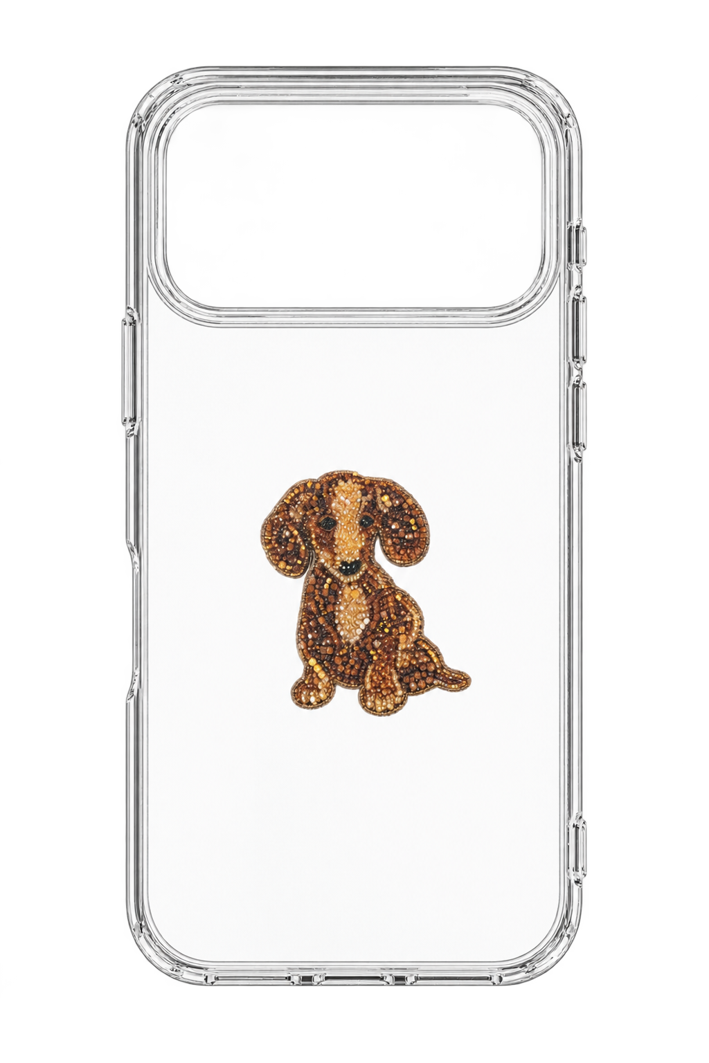 CLEAR DACHSHUND PHONE CASE