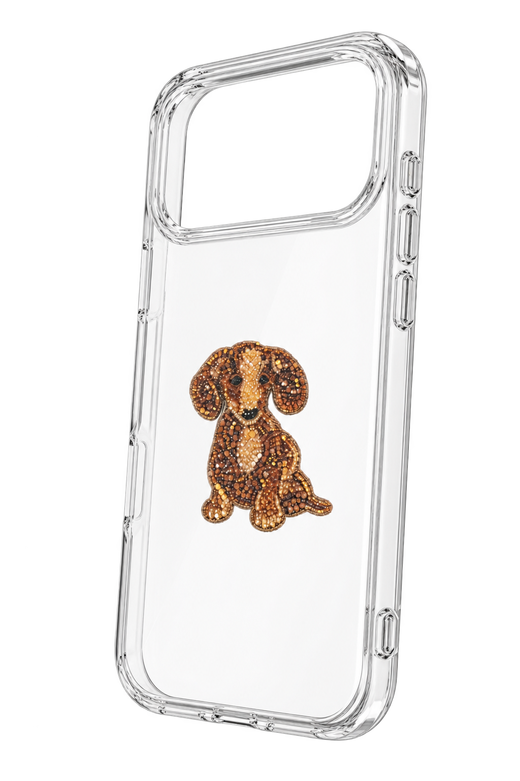 CLEAR DACHSHUND PHONE CASE