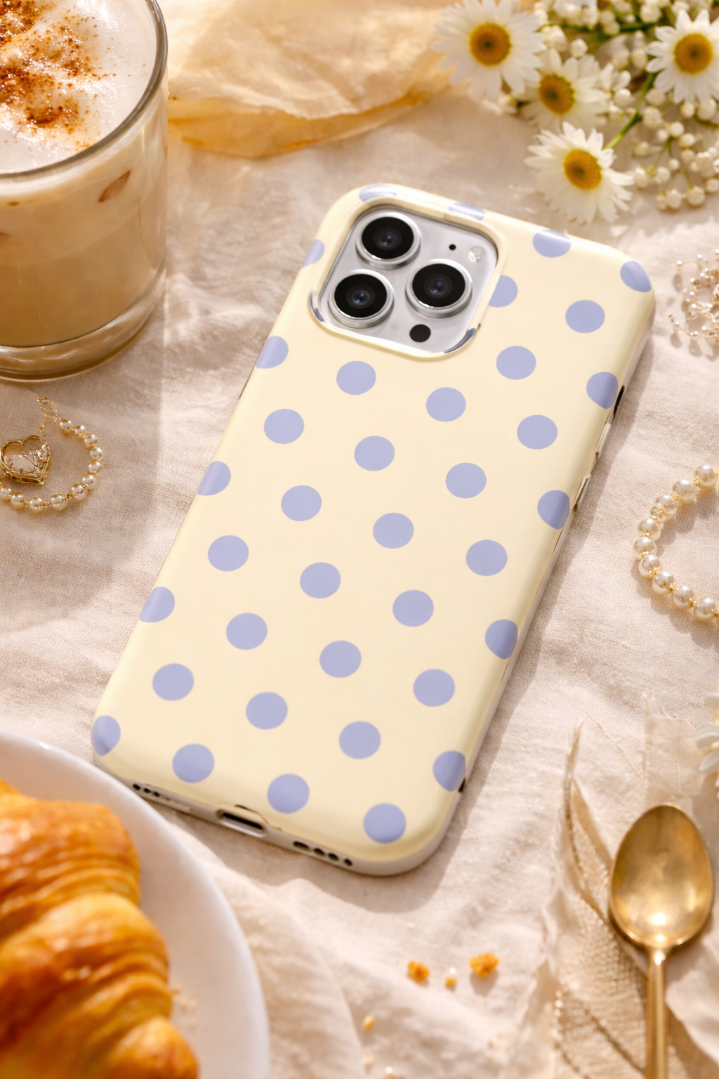 BUTTERCUP POLKA DOTS PHONE CASE