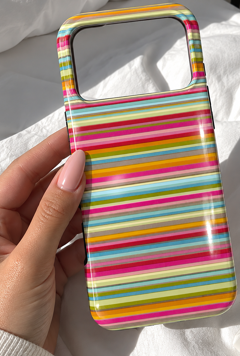 JET SET STRIPES PHONE CASE